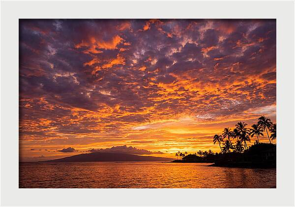 Tropical Sunset Over Ocean