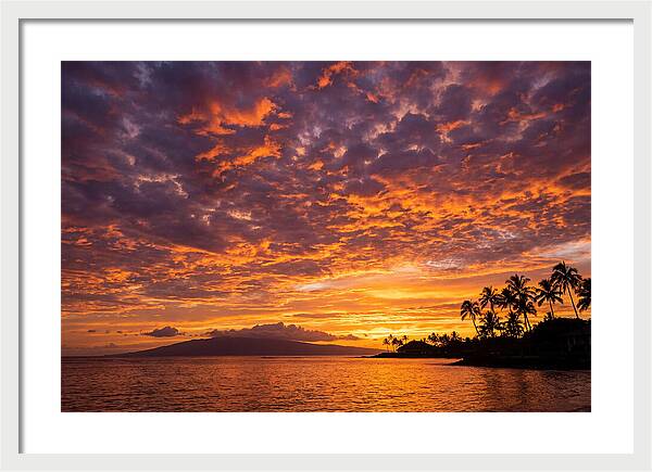 Tropical Sunset Over Ocean