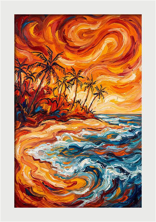 Tropical Sunset Serenity