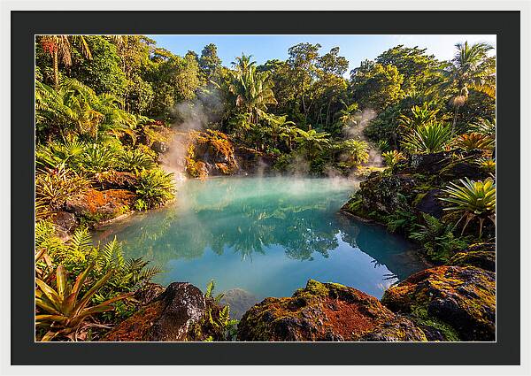 Tropical Volcanic Hot Spring Oasis
