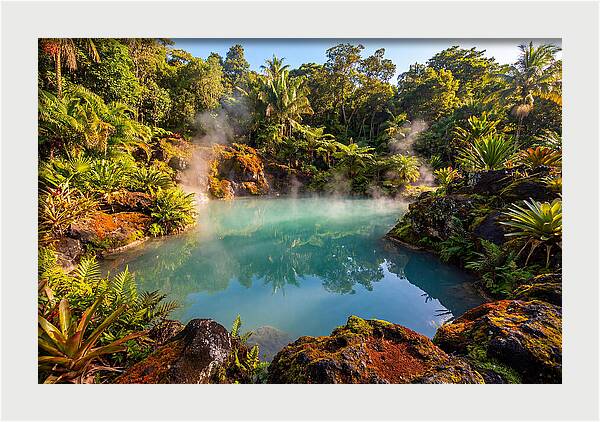 Tropical Volcanic Hot Spring Oasis
