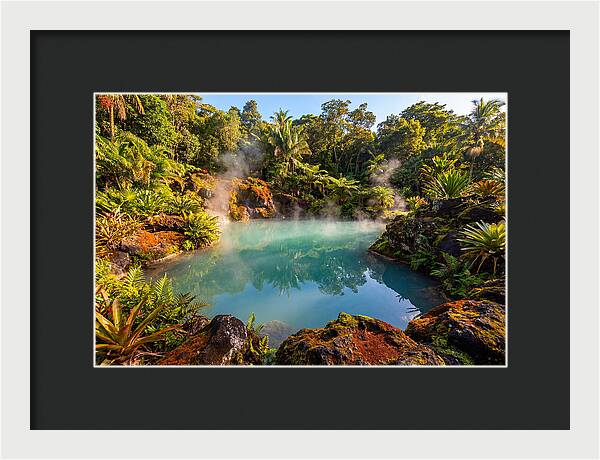 Tropical Volcanic Hot Spring Oasis