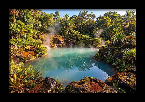 Tropical Volcanic Hot Spring Oasis