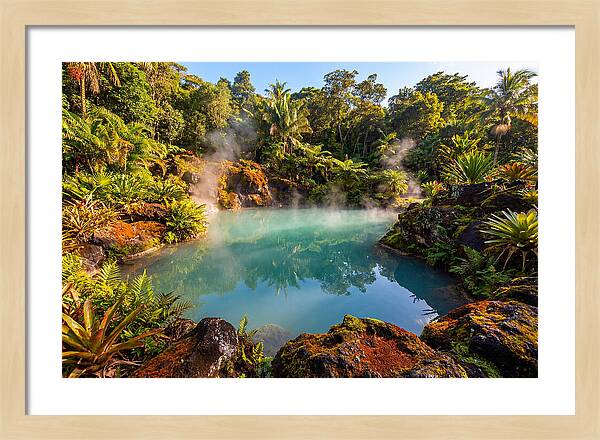 Tropical Volcanic Hot Spring Oasis