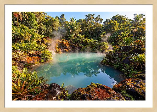 Tropical Volcanic Hot Spring Oasis