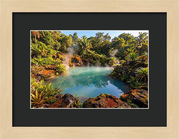 Tropical Volcanic Hot Spring Oasis