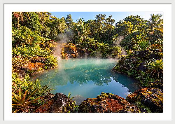 Tropical Volcanic Hot Spring Oasis