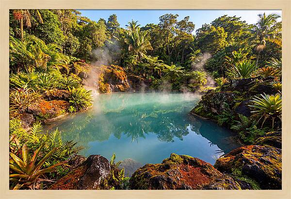 Tropical Volcanic Hot Spring Oasis