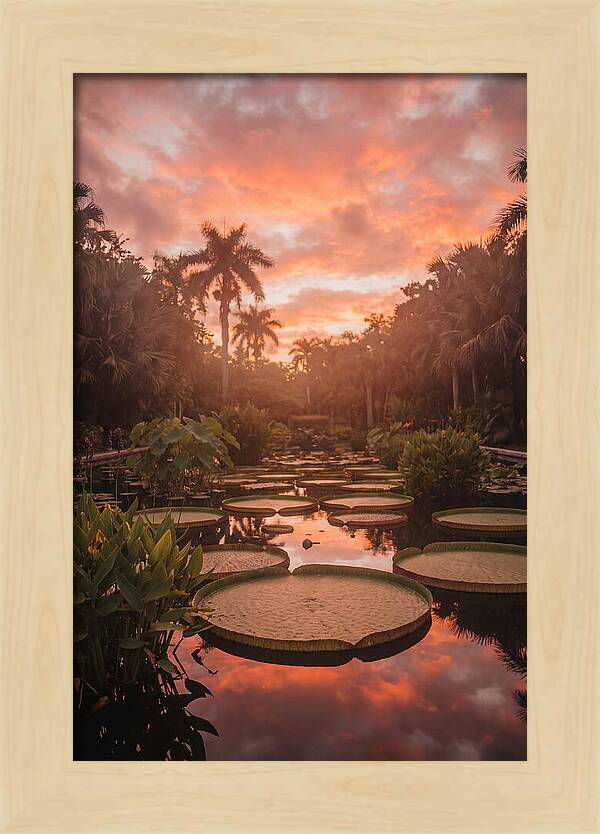 Tropical Water Garden Serenity