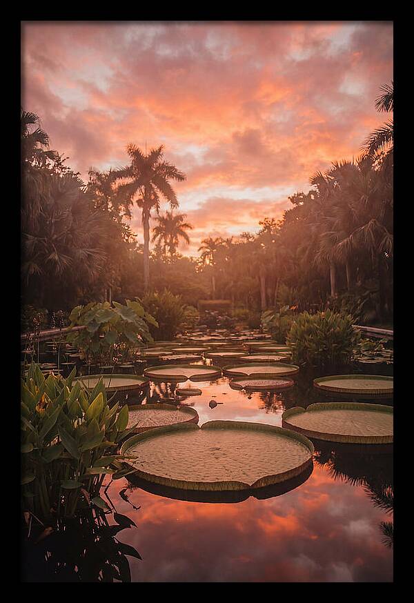 Tropical Water Garden Serenity
