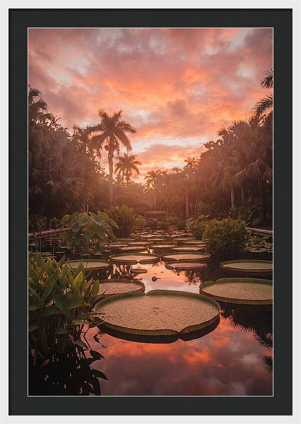 Tropical Water Garden Serenity