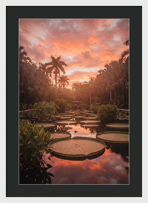 Tropical Water Garden Serenity