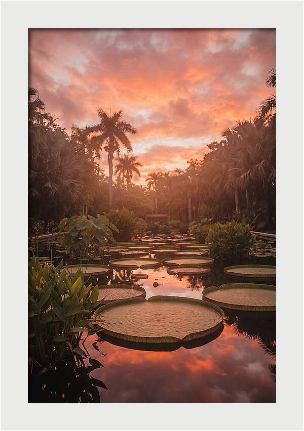 Tropical Water Garden Serenity
