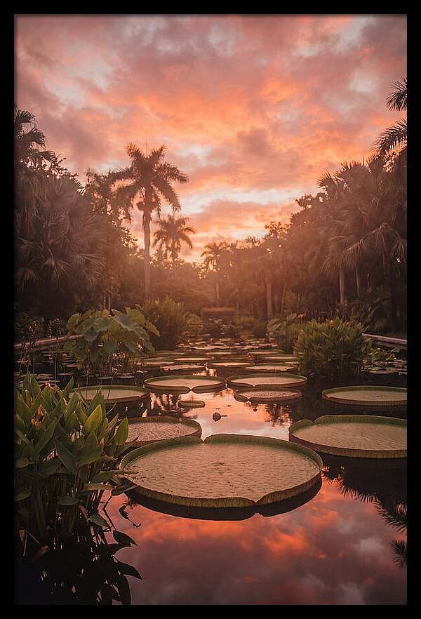 Tropical Water Garden Serenity