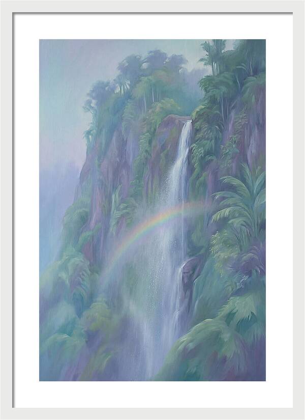 Tropical Waterfall Serenity