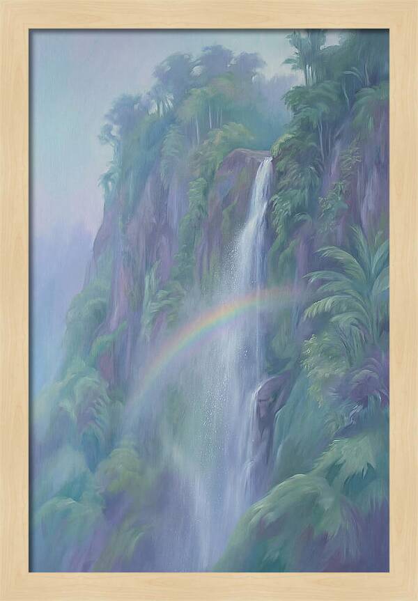 Tropical Waterfall Serenity
