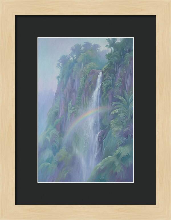 Tropical Waterfall Serenity