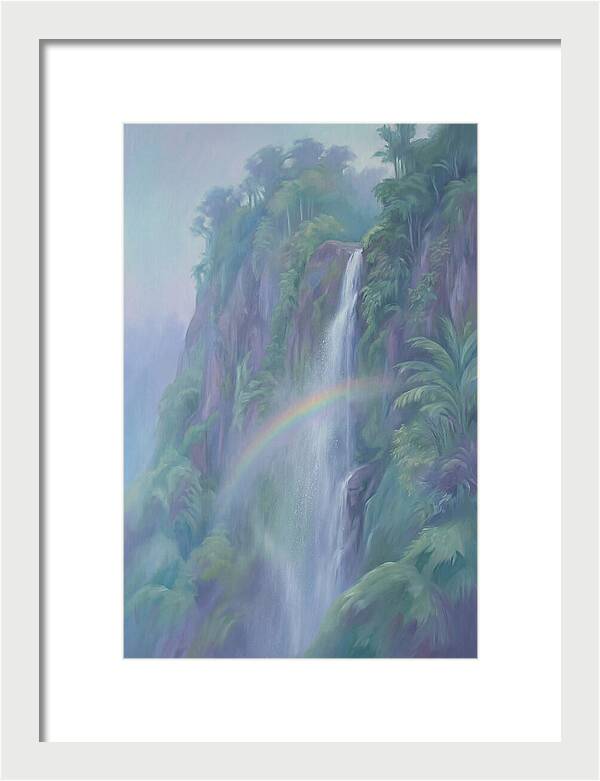 Tropical Waterfall Serenity