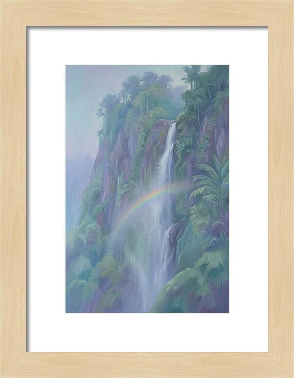 Tropical Waterfall Serenity