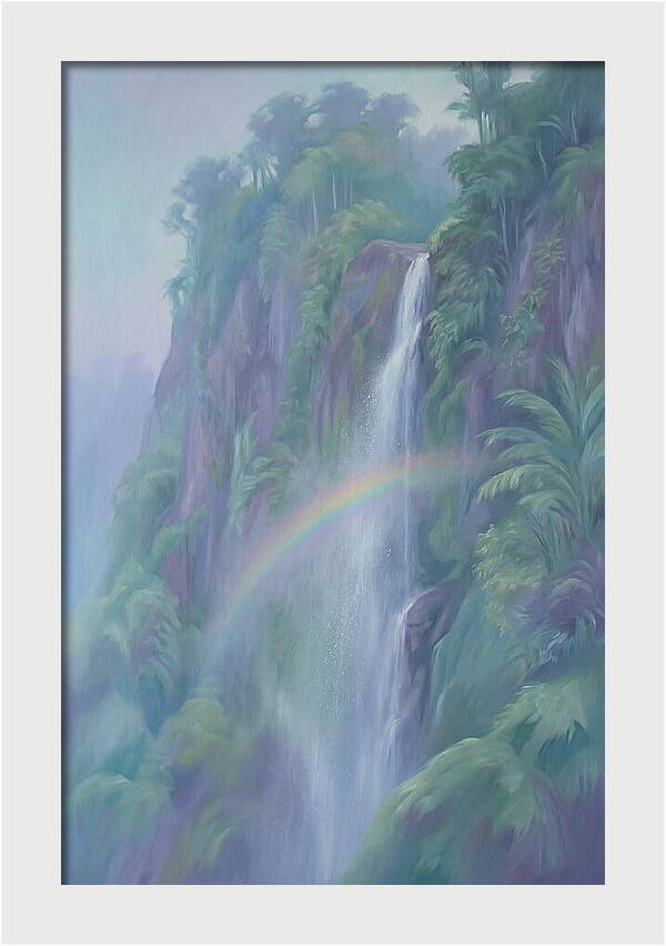 Tropical Waterfall Serenity