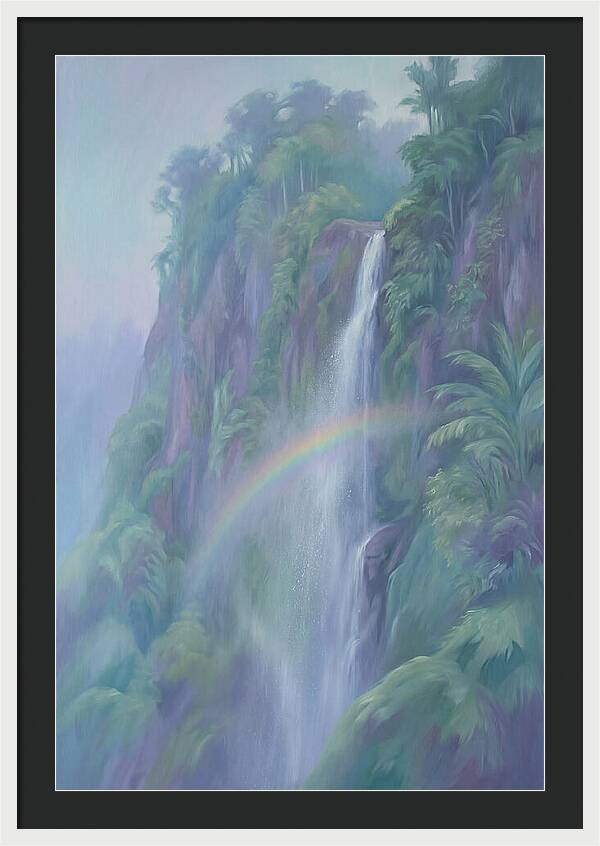Tropical Waterfall Serenity