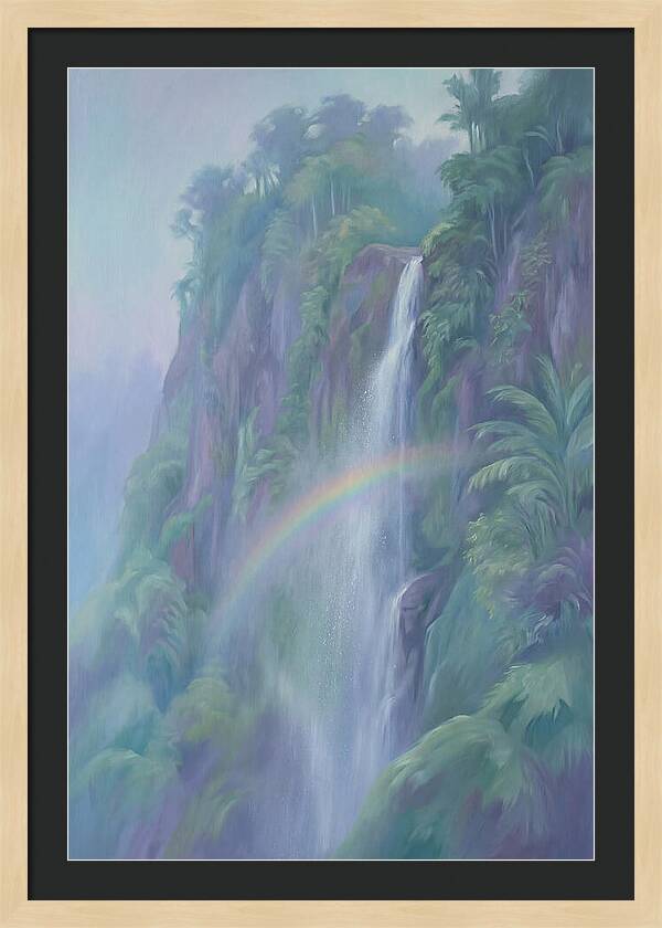 Tropical Waterfall Serenity