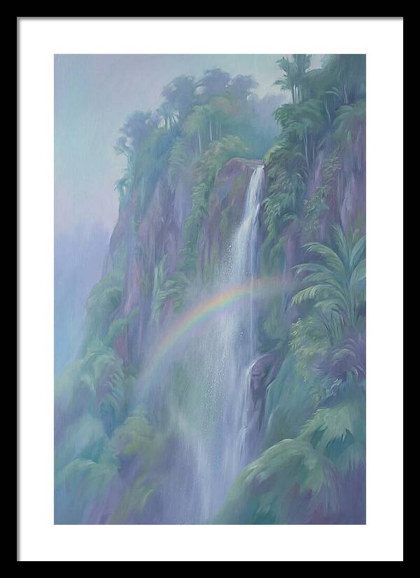 Tropical Waterfall Serenity