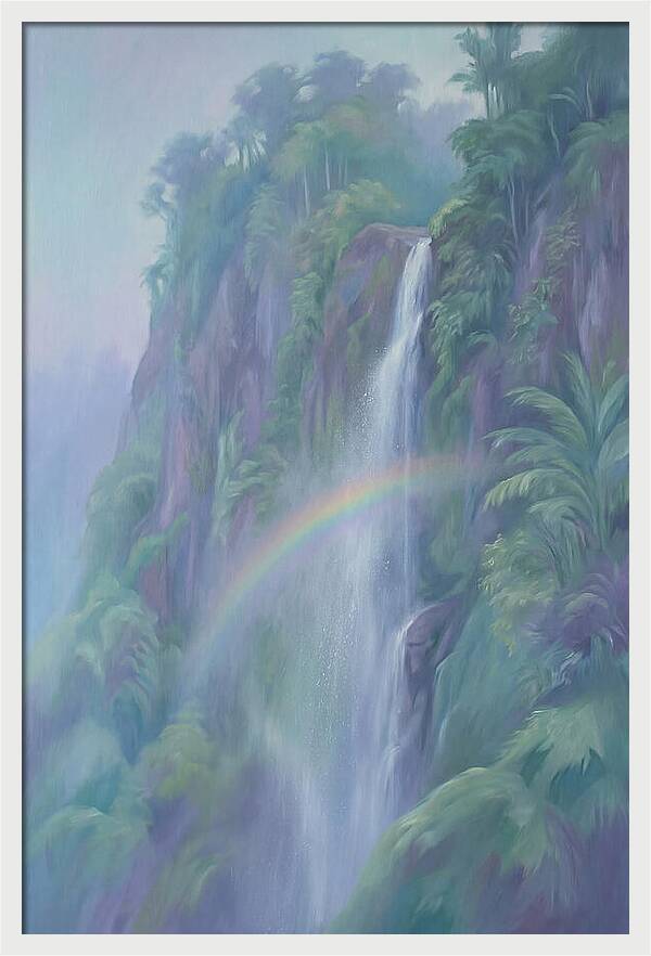 Tropical Waterfall Serenity