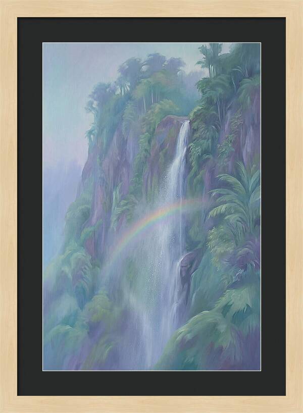 Tropical Waterfall Serenity