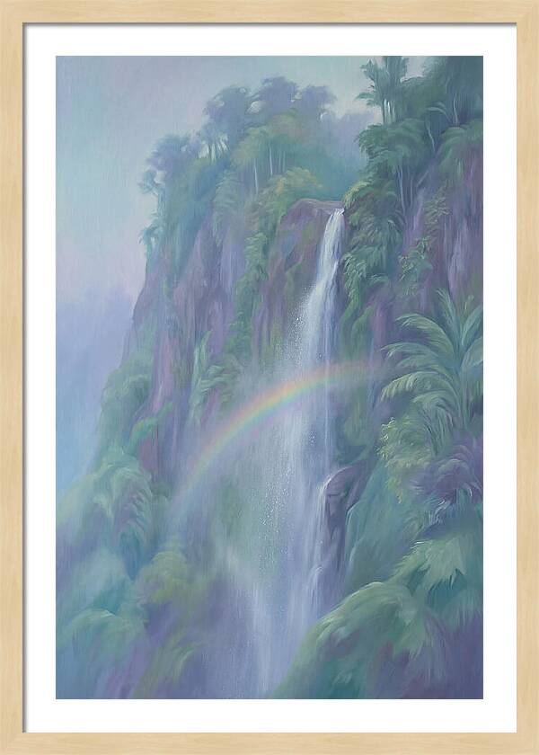Tropical Waterfall Serenity