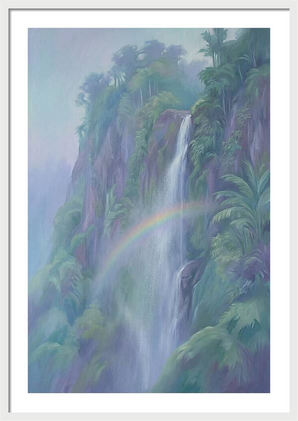 Tropical Waterfall Serenity
