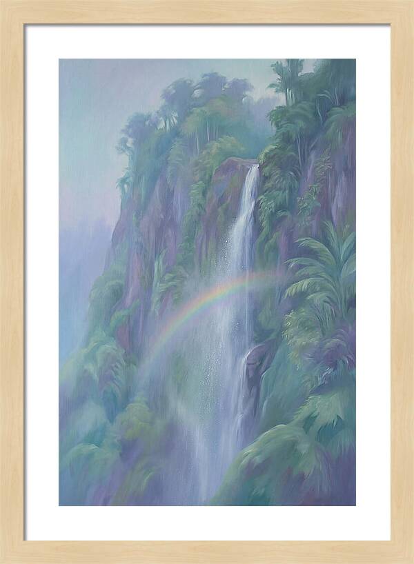 Tropical Waterfall Serenity