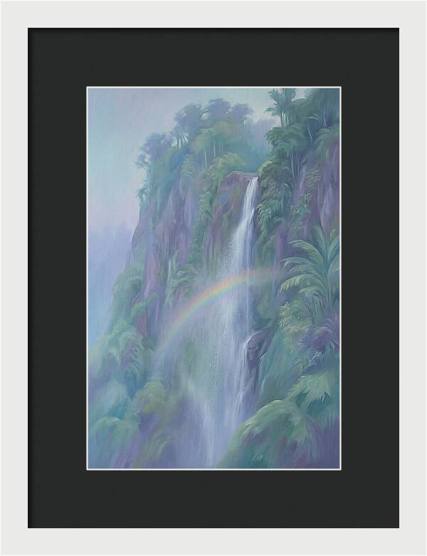 Tropical Waterfall Serenity