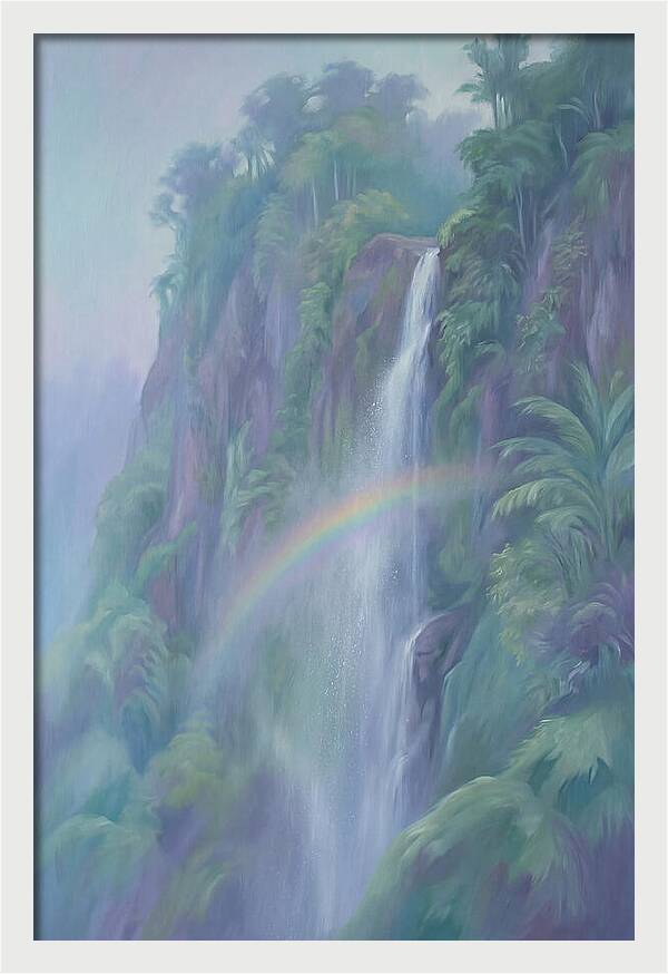 Tropical Waterfall Serenity