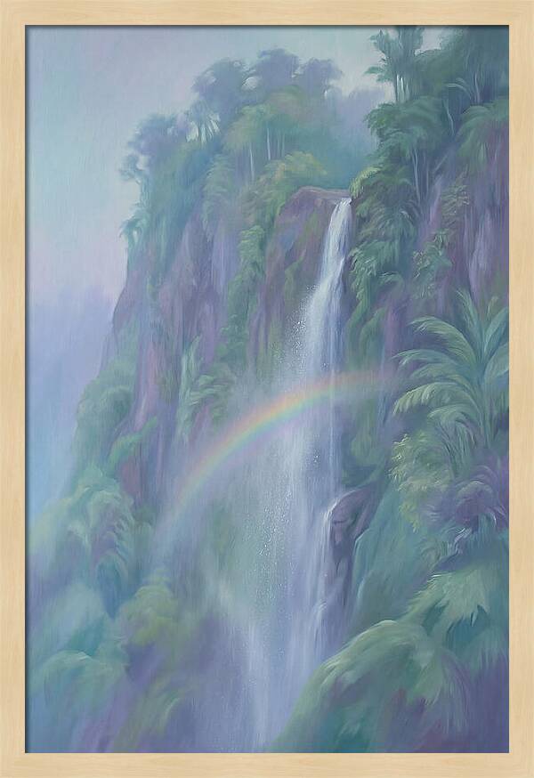 Tropical Waterfall Serenity