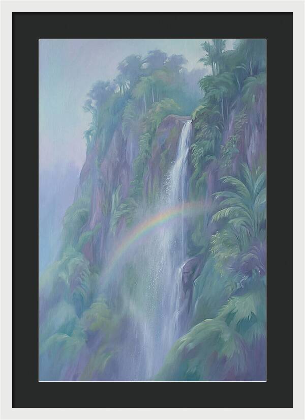 Tropical Waterfall Serenity
