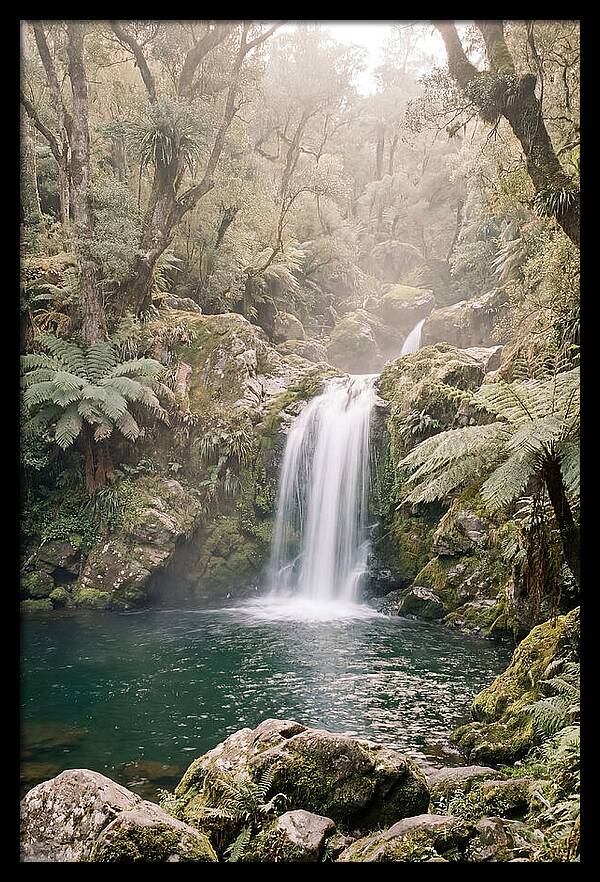 Tropical Waterfall Serenity