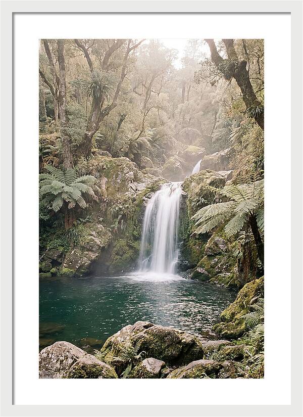 Tropical Waterfall Serenity
