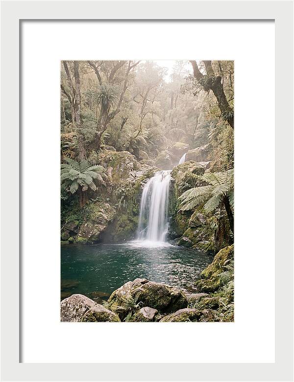 Tropical Waterfall Serenity
