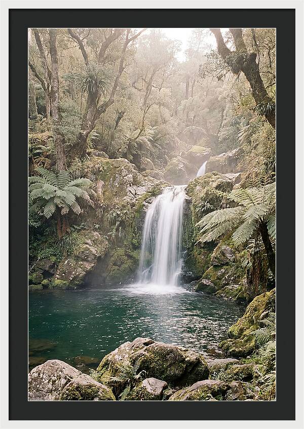 Tropical Waterfall Serenity