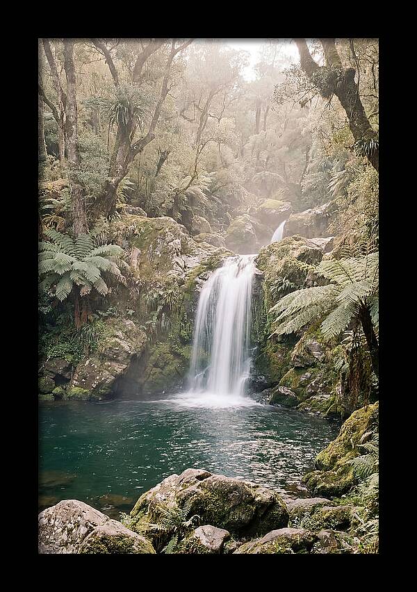 Tropical Waterfall Serenity