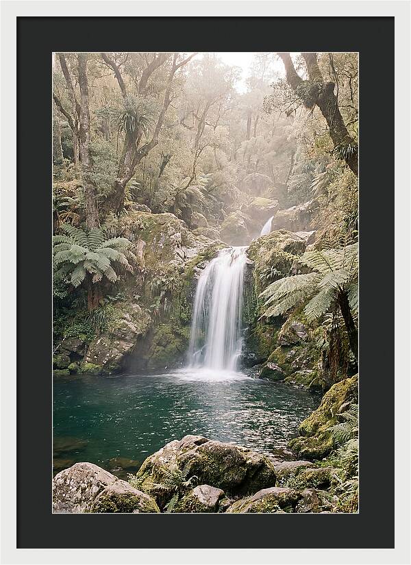 Tropical Waterfall Serenity