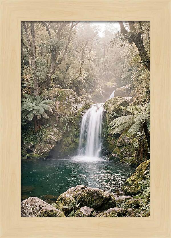 Tropical Waterfall Serenity