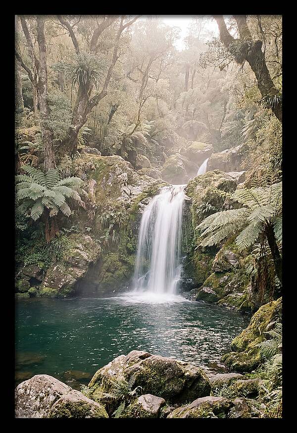 Tropical Waterfall Serenity