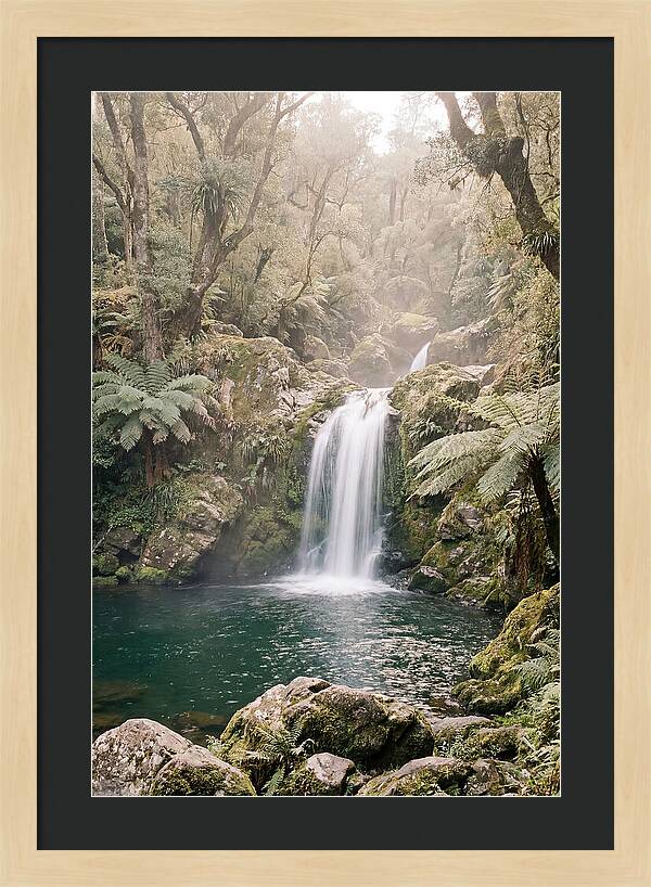 Tropical Waterfall Serenity