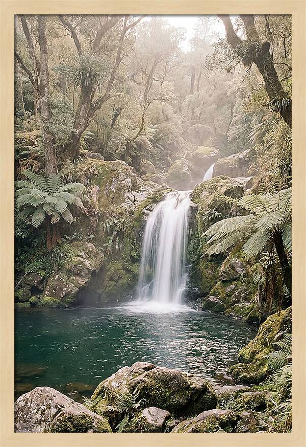 Tropical Waterfall Serenity