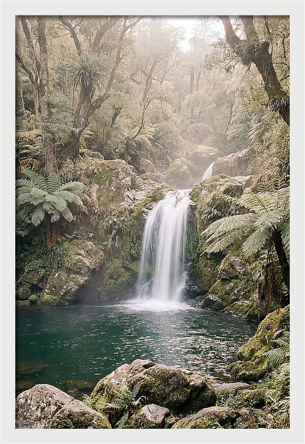 Tropical Waterfall Serenity