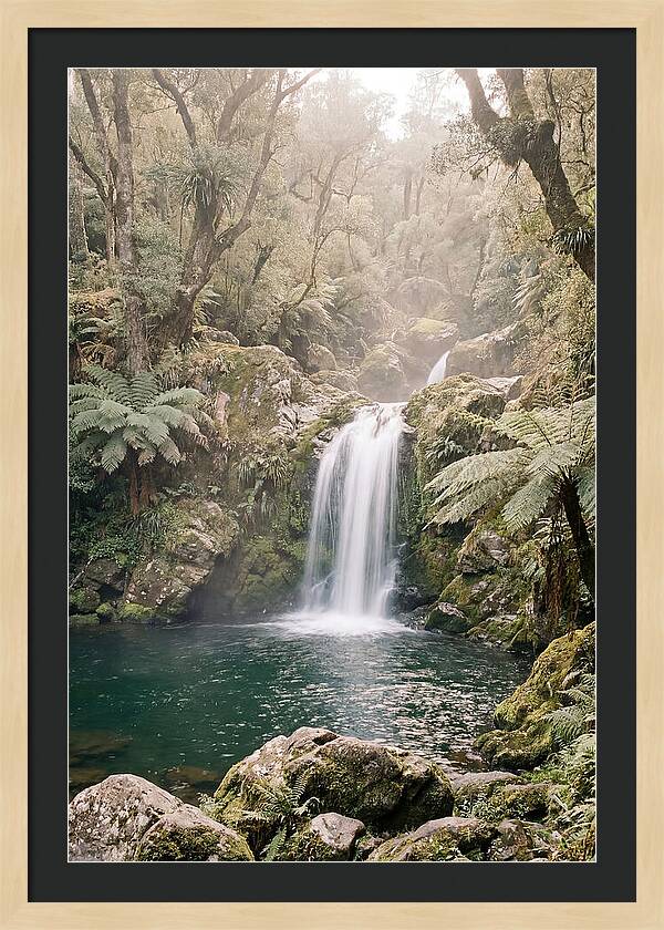 Tropical Waterfall Serenity
