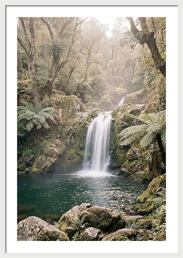 Tropical Waterfall Serenity