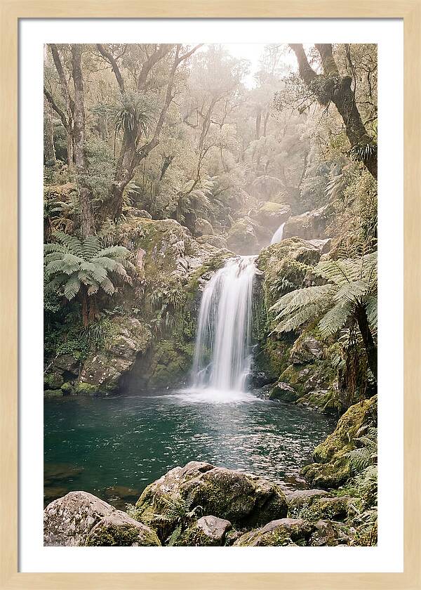 Tropical Waterfall Serenity